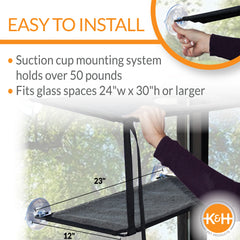 K&H EZ Mount Window Kitty Sill Double Stack