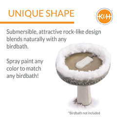 K&H Super Ice Eliminator Bird Bath Deicer