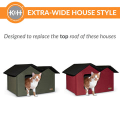 K&H Outdoor Kitty House Replacement Roof Tops