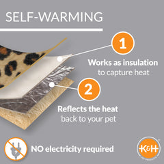K&H Self-Warming Nuzzle Nest Pet Bed